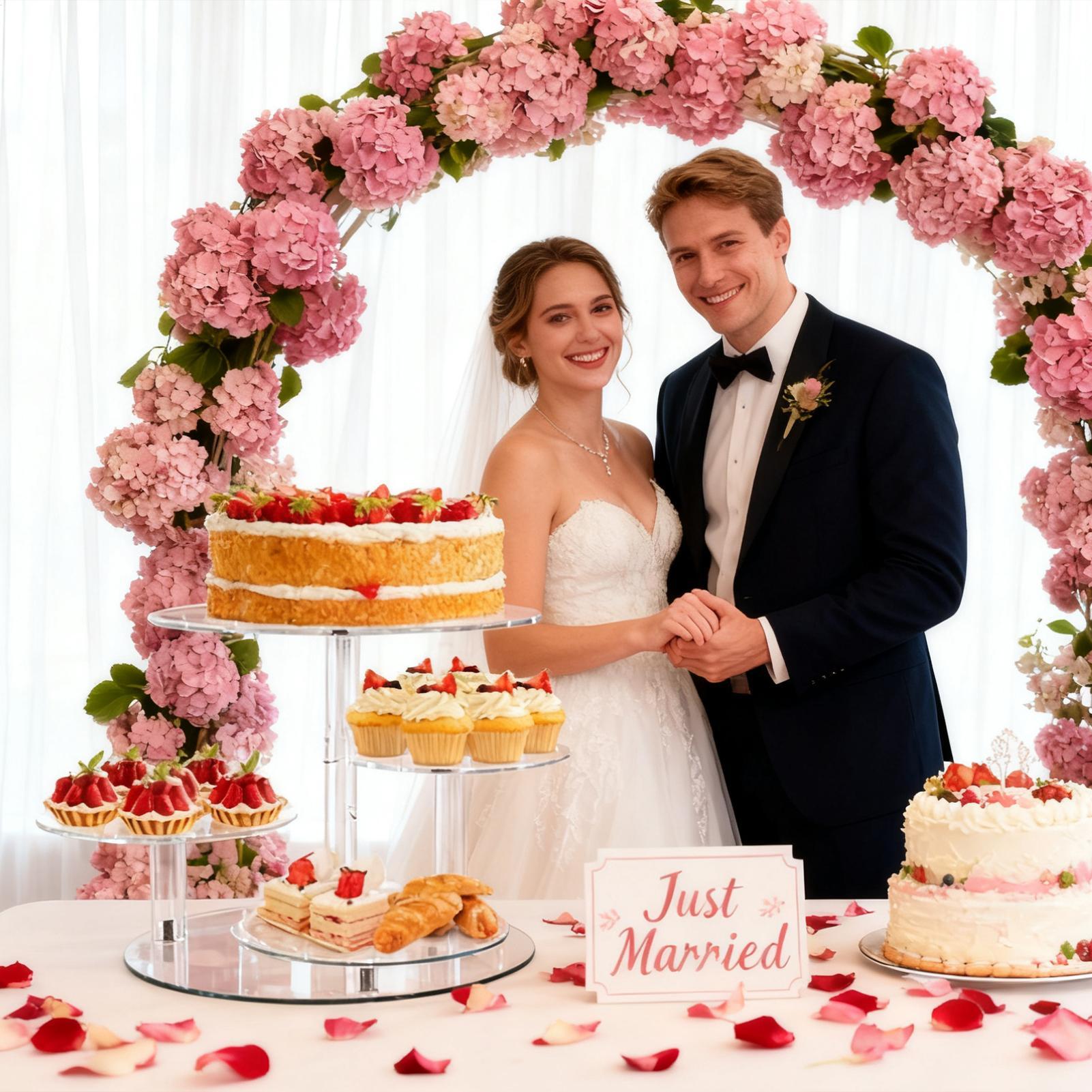 Cupcake Stand Tier - Cupcake Halter Ständer Acryl 4-Tier Display