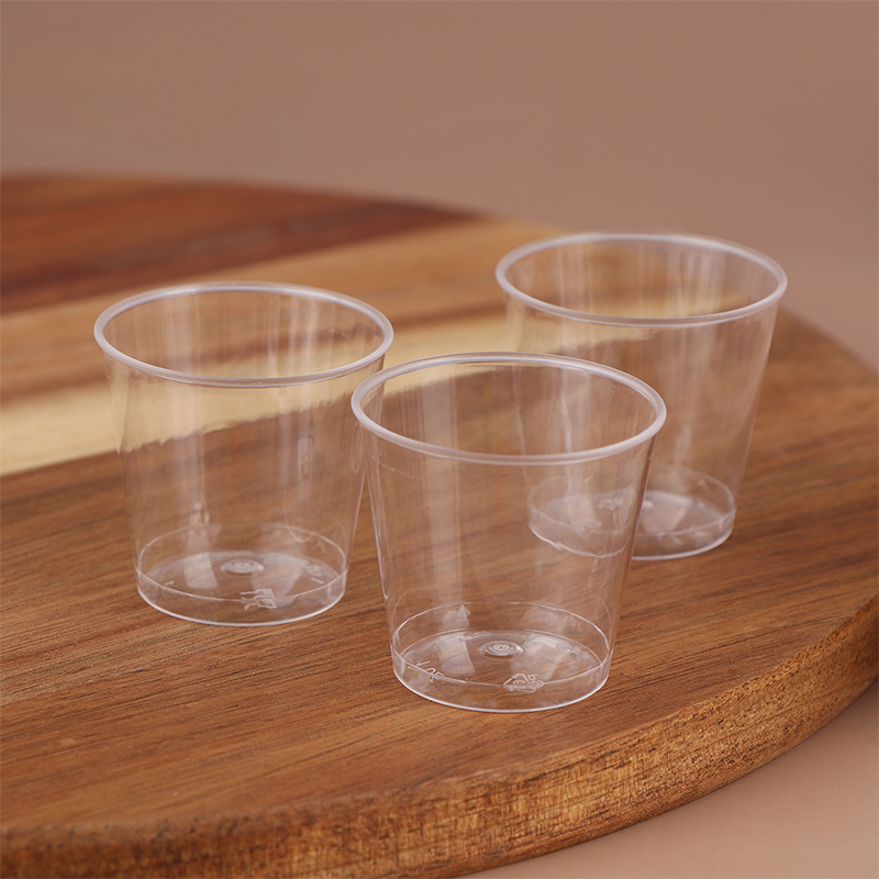 Plastic Cup 50Pcs - 50Pcs 30ML Einweg Mini Klar Kunststoff