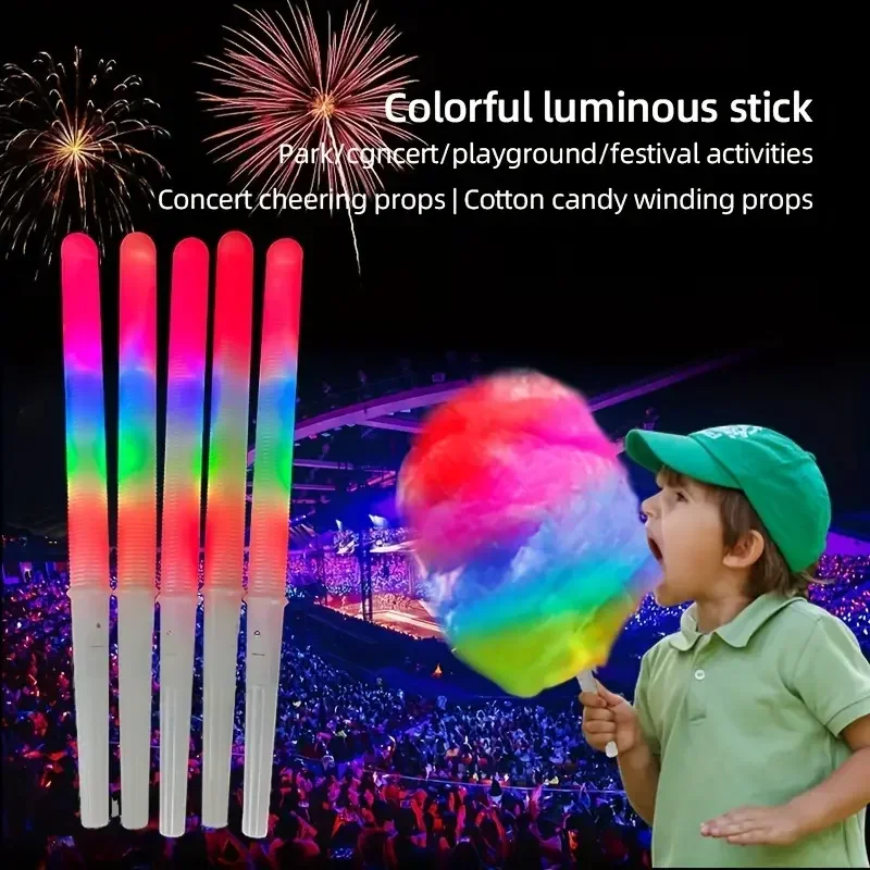 10/30 Stück LED-Zuckerwatte-St – Cotton Candy Cone Bewertung und Preis