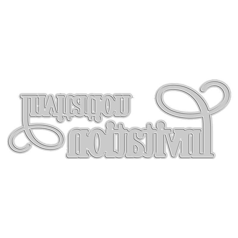 Invitation Words Metal Cutting – Papercraft Supply Invitation Bewertung und Preis