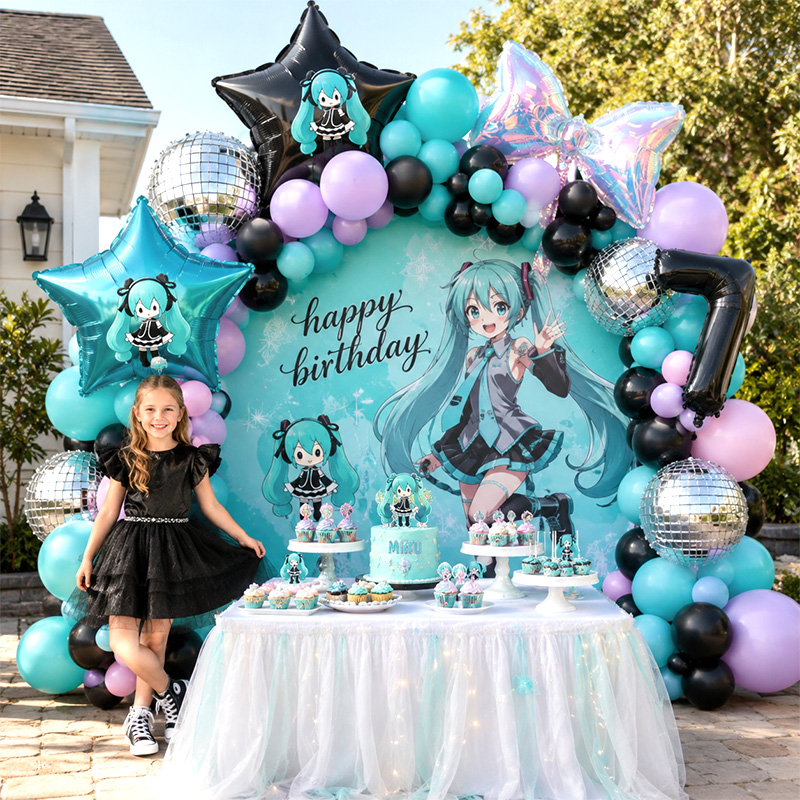 Hatsune Miku Virtuelle Sängeri – Balloon Arch Kit Bewertung und Preis