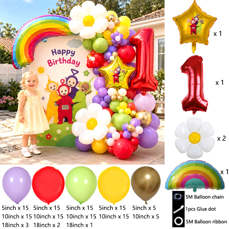 Teletubbies Ballonbogen-Set Bo – Balloon Arch Kit Bewertung und Preis