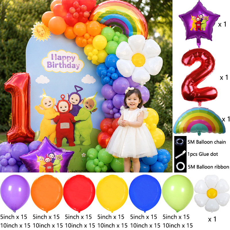Teletubbies Ballonbogen-Set Bo – Balloon Arch Kit Bewertung und Preis
