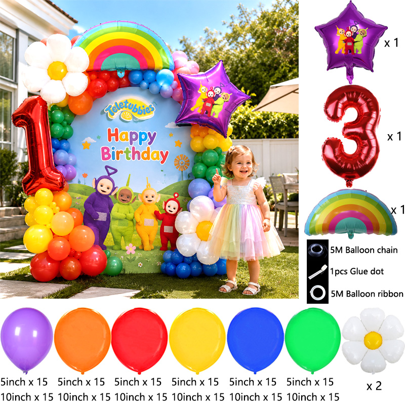 Teletubbies Ballonbogen-Set Bo – Balloon Arch Kit Bewertung und Preis