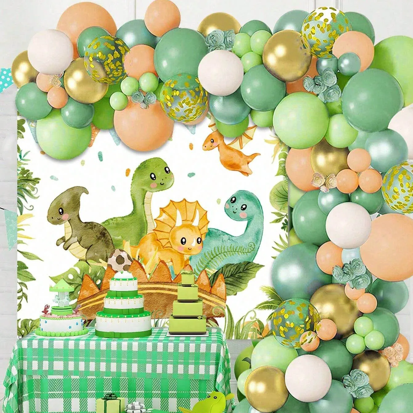 Dinosaurier-Ballon-Set, Bogen  – Balloon Arch Kit Bewertung und Preis