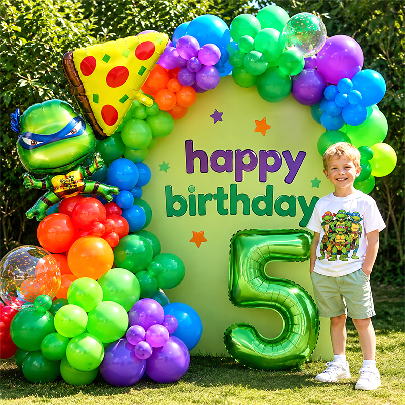 Kinderparty Ninja Turtles Ball – Balloon Arch Kit Bewertung und Preis
