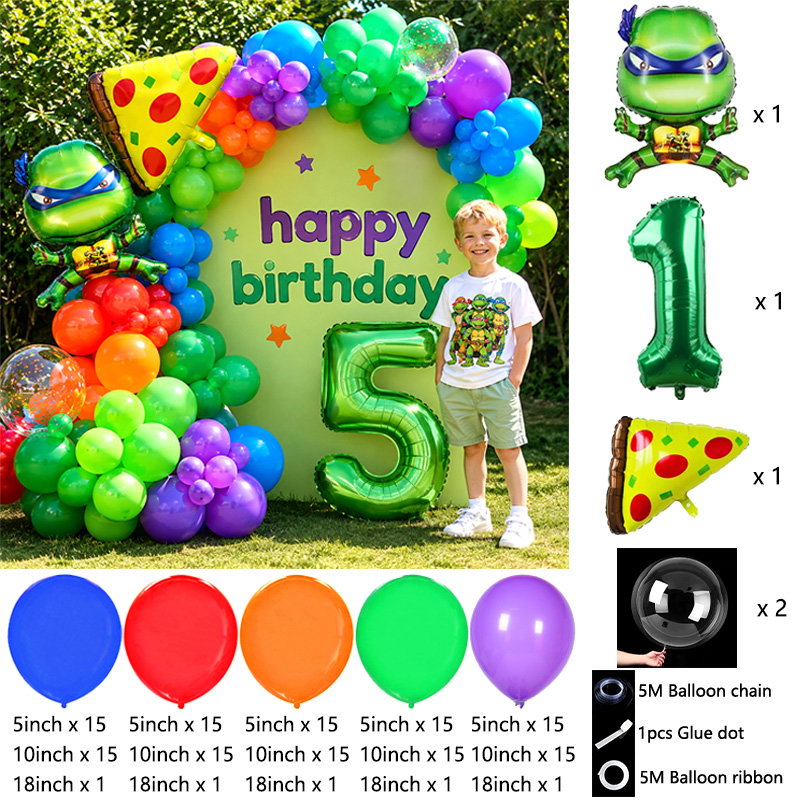 Kinderparty Ninja Turtles Ball – Balloon Arch Kit Bewertung und Preis