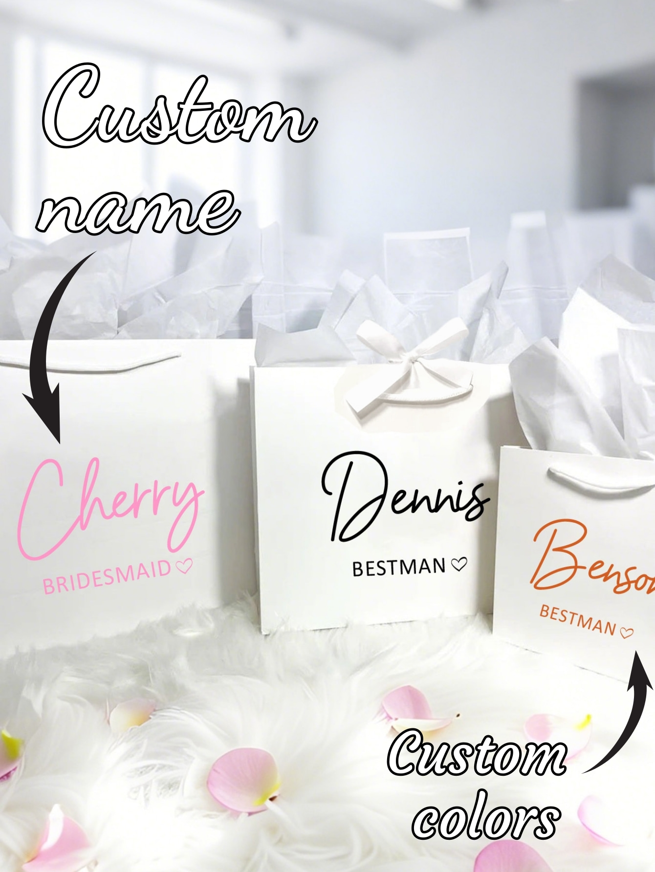1 Stück Personalisierte Hochze – Party Favor Bag Bewertung und Preis