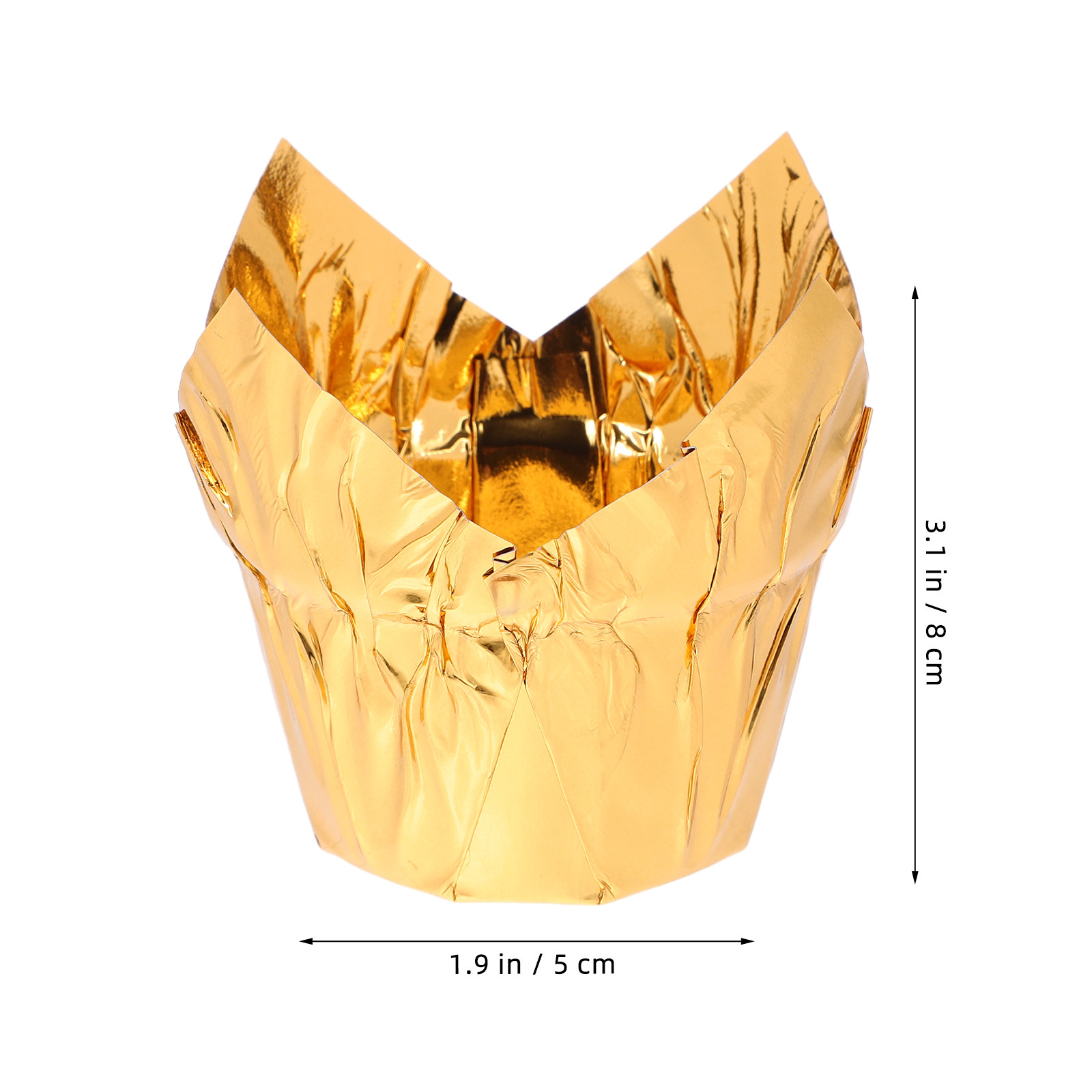 50 Stück goldene Kuchenförmche – Plastic Cup 50Pcs Bewertung und Preis